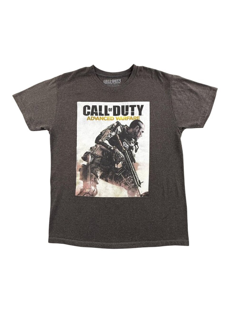 Call Of Duty Advanced Warfare Shirt Mens Large Gray Video Game Promo Gamer Tee